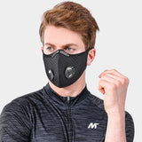 1Pc Bicycle Cycling Mask 5-layer Filter Anti-fog PM2.5 Anti Dust Pollution Face Mask