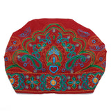 Women Ethnic Embroidery Cotton Beanie Caps Vintage Good Elastic Breathable Turban Caps