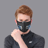 1Pc Bicycle Cycling Mask 5-layer Filter Anti-fog PM2.5 Anti Dust Pollution Face Mask