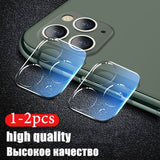 100D Camera Protection Glass For iPhone SE 2020 11 Pro XS Max XR X Full Cover Lens Screen Protector For 7 8 Plus Tempered Glass