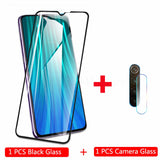 100D Full Cover Tempered Glass For Xiaomi Redmi Note 8 7 Pro 8T Camera Lens Screen Protector For Redmi 8 7 8A Protective Glass