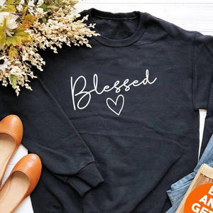 Blessed Hoodies Woman Mother Day Gift Sweatshirts Woman Spring Autumn Hoodies Woman