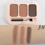 Eyebrow Enhancer Eyebrow Powder 3 Color Palette Pigment Long-lasting Eye Brow Make Up Tint Shades Eyebrows Women Makeup Cosmetic