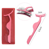 Makeup 3 pairs of magnetic eyelashes + liquid eyeliner + tweezers, waterproof long lasting eyelash extension eyelash set