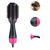 AirGTC Hair Dryer Brush 1000W 2 in 1 One Step Hair Dryer Brush Hot Air Comb Volumizer Blow Straightener Curler Dropshipping