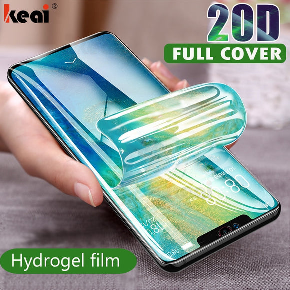 20D Screen Protector Hydrogel Film For Huawei P40 P20 P30 Lite Protective Film For Huawei Mate 20 Pro 10 Lite Film Not Glass