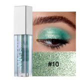 HANDAIYAN Marble Liquid Glitter Eye Shadow Diamond Shimmer Eyeshadow Waterproof Long Lasting Chameleon Pearlescent Eyeshadow