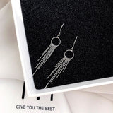 Abdoabdo Pearl Long Tassel Earrings For Women Ear Wire Drop Earrings Jewelry Earrings Gold Earrings Pendientes Mujer Moda 2019