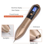 9 level Laser Plasma Pen Mole Removal Dark Spot Remover LCD Skin Care Point Pen Skin Wart Tag Tattoo Removal Tool Beauty Care