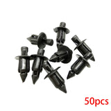 50/100/200PCS Mixed Auto Fastener Vehicle Car Bumper Clips Retainer Fastener Rivet Door Panel Fender Liner Universal Fit for Car