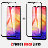 2 in 1 Camera Lens Tempered Glass For Xiaomi Redmi Note 7 8 Pro 8T Screen Protector On The For Redmi 8 8A 7 7A Protective Glass