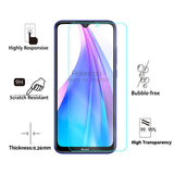 2 in 1 camera lens Glass redmi note 8T tempered glas screen protector For xiaomi redmi note 9s 9 pro max not 8 t protective Film