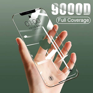 Curved Full Cover Tempered Glass on the For iPhone X XS Max XR Screen Protector Glass For iPhone 7 8 6 SE 2020 Plus 11 Pro Film