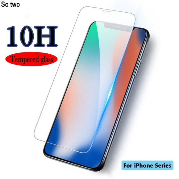 2PCS Protective Tempered Glass For iPhone 11 Pro Max XR Screen Protector For iPhone 11 Pro X XS Max XR Glass Film Protection