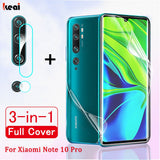 Full Cover Hydrogel Film For Xiaomi Redmi Note 8 9S 9 Pro Screen Protector For Xiaomi mi 9 Lite A3 9T Note 10 Pro Camera Glass