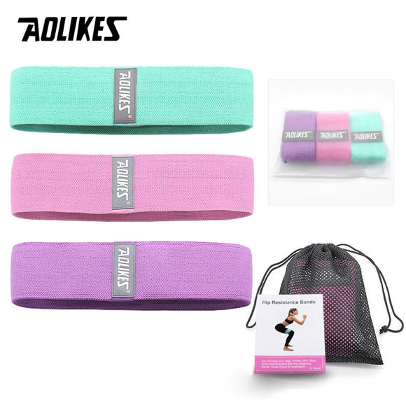 AOLIKES 3PCS/Lot Fitness Rubber Bads Resistance Bands Expander Rubber Bands For Fitness Elastic Band For Fitness Band Training