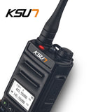 Walkie Talkie KSUN KS-UV2D 8W High Power Dual Band Handheld Two Way Ham Radio Communicator HF Transceiver Amateur Handy