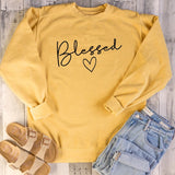 Blessed Hoodies Woman Mother Day Gift Sweatshirts Woman Spring Autumn Hoodies Woman