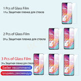 3-1Pcs Protective Glass For Samsung Galaxy A50 A51 A30 A20 A60 Screen Protector For Samsung A40 A70 A80 A90 A10 Tempered Glass