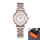 Dropshipping Rose Gold Stainless Steel Bracelet Watch Women Fashion Womens Quartz Watches Hip Hop Diamonds Ladies Clock Female