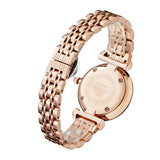 Dropshipping Rose Gold Stainless Steel Bracelet Watch Women Fashion Womens Quartz Watches Hip Hop Diamonds Ladies Clock Female