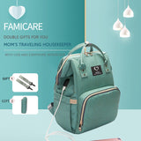 Diaper Bag USB Large Capacity Nappy Bag Waterproof Maternity Travel Backpack Designer Nursing Bag Baby Care Stroller Handbag New