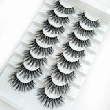 5/8 pairs 3D mink eyelashes 3D natural false eyelashes 3d soft mink eyelashes extension Makeup Kit