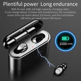 X8 TWS Bluetooth True Wireless Earphones 5D Stereo Earbuds Mini TWS Waterproof Headfrees 2200mAh Power Bank For Smart phones