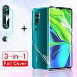 Full Cover Hydrogel Film For Xiaomi Redmi Note 8 9S 9 Pro Screen Protector For Xiaomi mi 9 Lite A3 9T Note 10 Pro Camera Glass