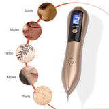 9 level Laser Plasma Pen Mole Removal Dark Spot Remover LCD Skin Care Point Pen Skin Wart Tag Tattoo Removal Tool Beauty Care