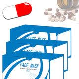 Face Mouth Protective Mask Disposable Facial 3-Ply personal protection Earloop Non Woven Mouth Dust Masks 1/2/10/20/50/100 Pcs