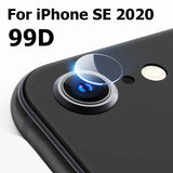 100D Camera Protection Glass For iPhone SE 2020 11 Pro XS Max XR X Full Cover Lens Screen Protector For 7 8 Plus Tempered Glass