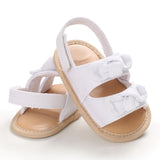 Summer Baby Sandals for Girls Newborn Dot Bow Princess Baby Girl Shoes Cotton Sandals Baby Girl Shoes