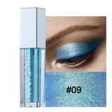 HANDAIYAN Marble Liquid Glitter Eye Shadow Diamond Shimmer Eyeshadow Waterproof Long Lasting Chameleon Pearlescent Eyeshadow