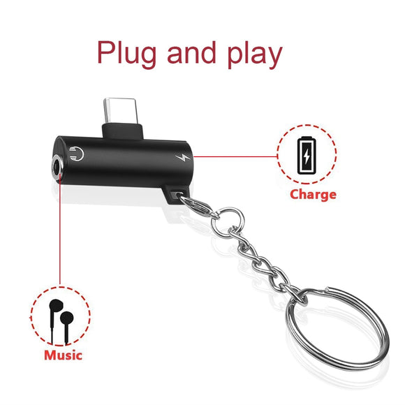 Usb Type C to 3.5mm Aux Jack Audio Adapter For Xiaomi mi 9 Huawei P30 Mate 30 pro Audio Splitter Type-C Charging Adapter