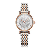 Dropshipping Rose Gold Stainless Steel Bracelet Watch Women Fashion Womens Quartz Watches Hip Hop Diamonds Ladies Clock Female