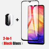 2 in 1 Camera Lens Tempered Glass For Xiaomi Redmi Note 7 8 Pro 8T Screen Protector On The For Redmi 8 8A 7 7A Protective Glass