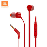 JBL T110 3.5mm Wired Earphones Stereo Music Deep Bass Earbuds Headset Sports Earphone In-line Control Hands-free with Microphone