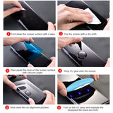 UV Tempered Glass For Samsung Galaxy S9 S8 S10 Plus Note 8 9 10 100D Full Liquid Screen Protector For Samsung S8 S7 Edge Glass