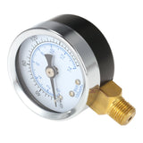 2018 NEW 40mm 0~200psi 0~14bar Pool Filter Water Pressure Dial Hydraulic Pressure Gauge Meter Manometer 1/8" NPT Thread HOT