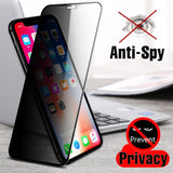 Best Full Privacy Tempered Glass For iPhone X XR XS 11 Pro Max 6 6S 7 8 Plus SE 2020 Anti Spy Screen Protector High Definition