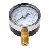 2018 NEW 40mm 0~200psi 0~14bar Pool Filter Water Pressure Dial Hydraulic Pressure Gauge Meter Manometer 1/8" NPT Thread HOT