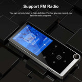 2.4 inches Screen bluetooth Portable MP3 MP 4 Players FM Radio E-book Voice Recorder Audio Video HiFi Music Player With Earphone