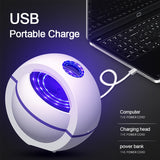 2020 USB Powered Mosquito Killer Lamp 1m/2m Electric No Noise 360° Insect Killer Bug Zapper Mosquito Trap Light For Bedroom Home