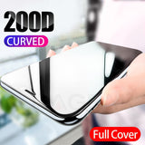 200D Curved Full Cover Protective Glass On The For iPhone 7 8 6S Plus Tempered Screen Protector iPhone 11 Pro X XR XS Max Glass