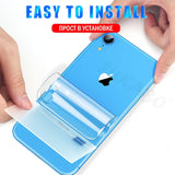 10D Back Screen Protector Hydrogel Film For iPhone 11 Pro 7 8 Plus XR XS Max Protection For iPhone 11 SE 2020 6s Plus Not Glass