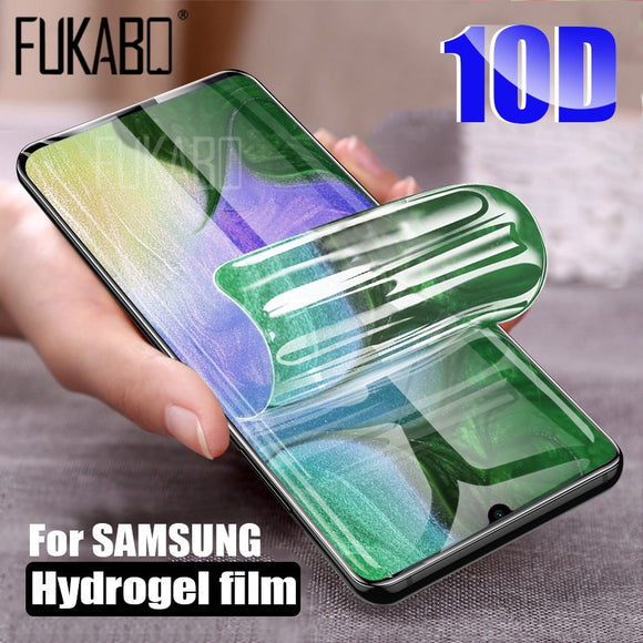 10D Screen Protector For Samsung Galaxy A51 S20 Ultra S10E S10 Note 10 Plus Hydrogel Film For Samsung S9 S8 Plus Film Not Glass