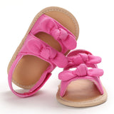 Summer Baby Sandals for Girls Newborn Dot Bow Princess Baby Girl Shoes Cotton Sandals Baby Girl Shoes