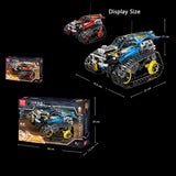 2020 New 391PCS Remote-Controlled Stunt Racer Building Blocks Technic Car Model Bricks Electric Toys for Children Gift