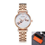 Dropshipping Rose Gold Stainless Steel Bracelet Watch Women Fashion Womens Quartz Watches Hip Hop Diamonds Ladies Clock Female